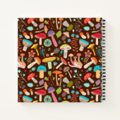 Hör niemals auf, Mushroom Motivierend zu wachsen Notizblock (Rückseite)