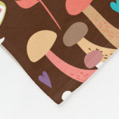 Hör niemals auf, Mushroom zu wachsen Fleecedecke (Ecke)