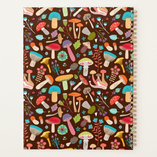 Hör niemals auf, Mushroom zu wachsen Planer (Rückseite)