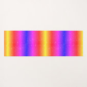 Hör niemals auf, Regenbogenstars zu träumen Yogamatte (Rückseite (Horizontal))