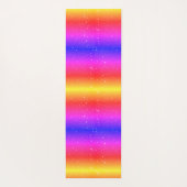 Hör niemals auf, Regenbogenstars zu träumen Yogamatte (Rückseite)