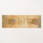 Hör niemals auf zu lachen! Sonnenpferd Yogamatte (Vorderseite (Horizontal))