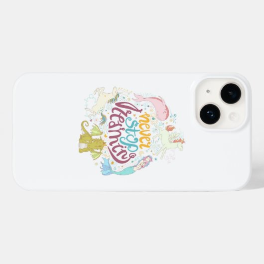 Hör niemals auf zu träumen Case-Mate iPhone hülle (Rückseite (Horizontal))