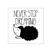 Hör niemals auf zu träumen gummistempel (Prägung)