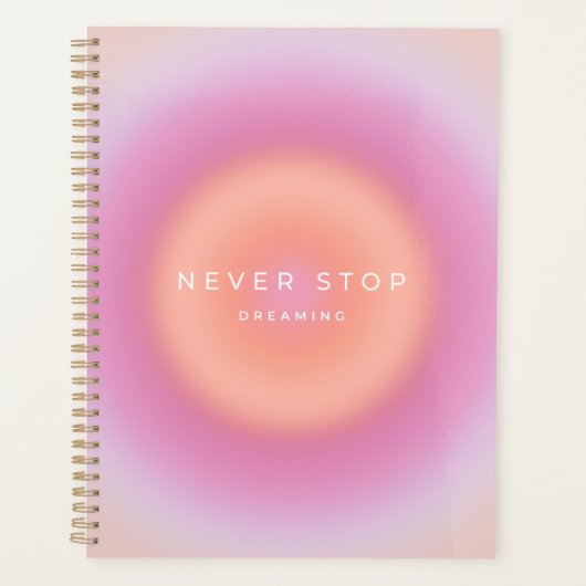 Hör niemals auf zu träumen planer (Vorderseite)