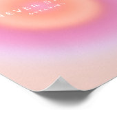 Hör niemals auf zu träumen poster (Ecke)