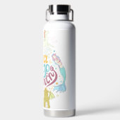 Hör niemals auf zu träumen trinkflasche (Rückseite)