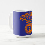 Horace Greeley High School NY Alumni-Tasse Kaffeetasse (Vorderseite Links)