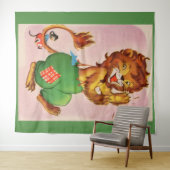 Horace the Lion und Freund Wandteppich (Beispiel (Horizontal))
