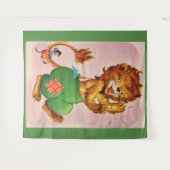 Horace the Lion und Freund Wandteppich (Vorderseite (Horizontal))