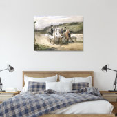 Horace Vernet und seine Kinder Leinwanddruck (Insitu (Schlafzimmer))