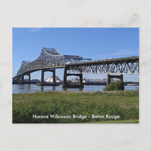 Horace Wilkinson Bridge - Baton Rouge Postkarte (Vorderseite)