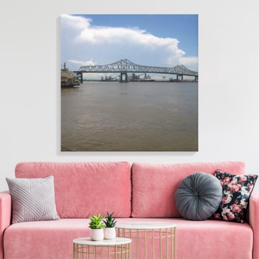 Horace Wilkinson Bridge Canvas Print Leinwanddruck (Insitu (Wohnzimmer))