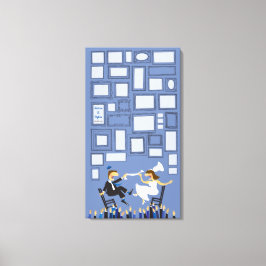 HORAH CHAIR Wedding Sign-In Guest Memory Board Leinwanddruck