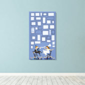 HORAH CHAIR Wedding Sign-In Guest Memory Board Leinwanddruck (Insitu (Holzboden))