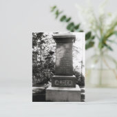 Horatio Alger Grab in Natick, Massachusetts Postkarte (Stehend Vorderseite)