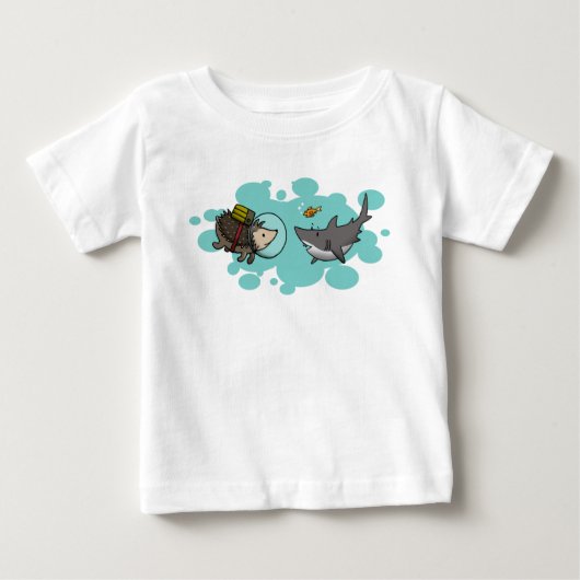 Horatio das Igele, das Freunde findet Baby T-shirt (Vorderseite)