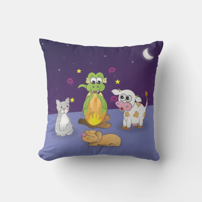 Horatio das Traumdrachenachtzeitkissen Kissen (Vorderseite)