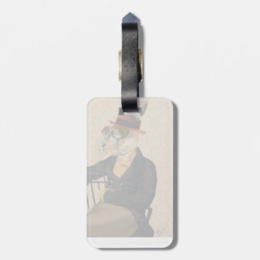 Horatio Hare Gepäckanhänger (Rückseite vertikal)