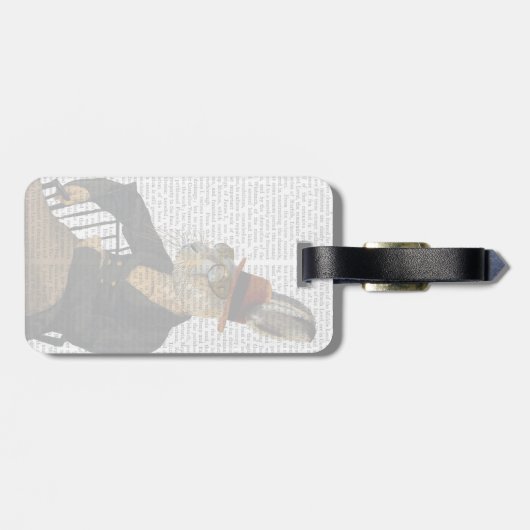 Horatio Hare on Chair Gepäckanhänger (Rückseite horizontal)