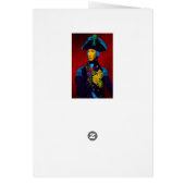 Horatio Nelson Pop Art Birthday Card (Hinten)