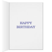 Horatio Nelson Pop Art Birthday Card (Innen (Rechts))