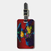 Horatio Nelson Pop Art Gepäckstück Gepäckanhänger (Vorderseite vertikal)