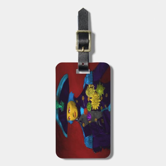 Horatio Nelson Pop Art Gepäckstück Gepäckanhänger (Vorderseite vertikal)