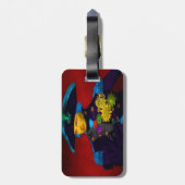 Horatio Nelson Pop Art Gepäckstück Gepäckanhänger (Rückseite vertikal)