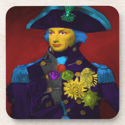 Horatio Nelson Pop Untersetzer (Vorderseite)