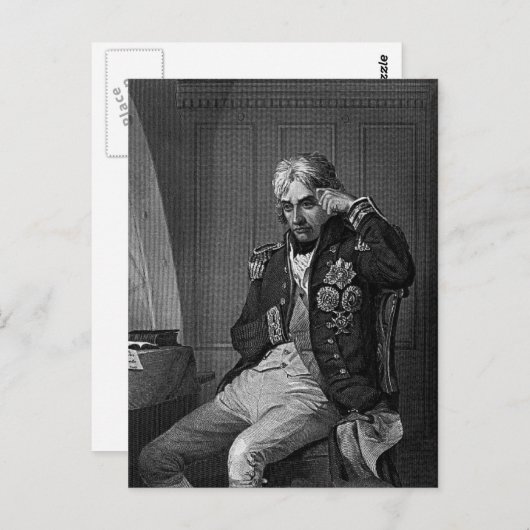 Horatio Nelson Postkarte (Vorne/Hinten)