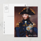 Horatio-Nelson-Postkarte Postkarte (Vorne/Hinten)