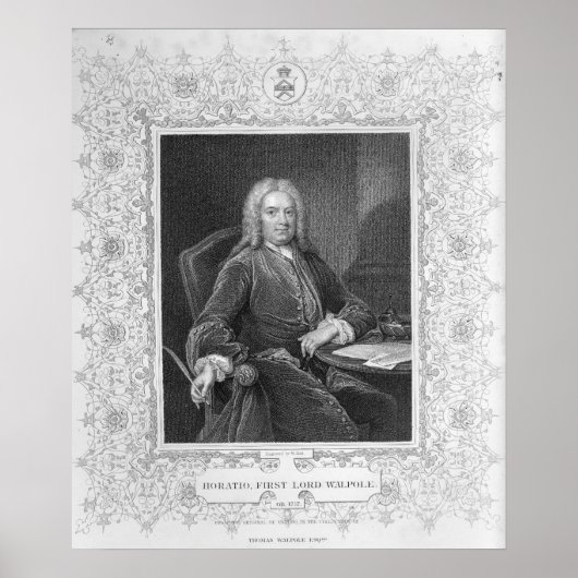 Horatio Walpole Poster (Vorne)