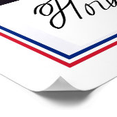 Horation Nelson Malerei und Autogramm Poster (Ecke)