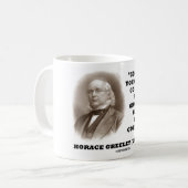 Horaz Greeley gehen junger Westmann gehen nach Kaffeetasse (Vorderseite Links)