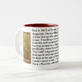 Horazwheelwright-Tasse Zweifarbige Tasse (Vorderseite Links)