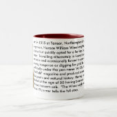 Horazwheelwright-Tasse Zweifarbige Tasse (Mittel)