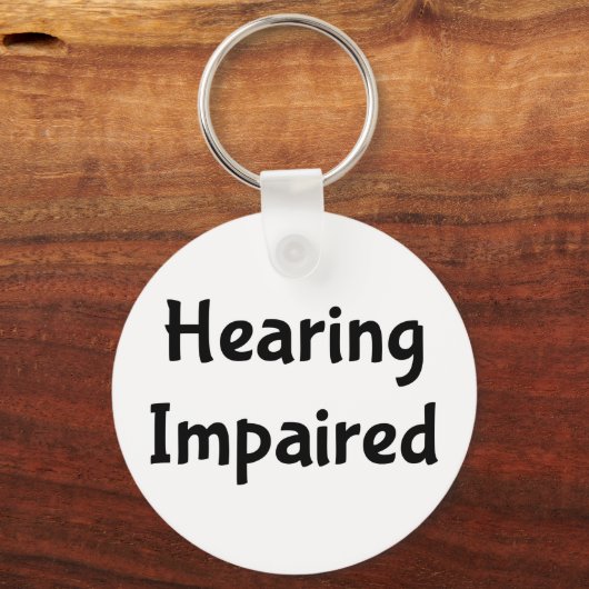 Hörbeeinträchtigung Schlüsselanhänger (Vorderseite)