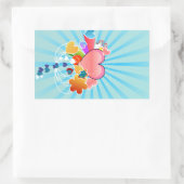 Hörbild Rechteckiger Aufkleber (Tasche)