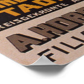 HORCH Kfz-Werbeplakat Poster (Ecke)