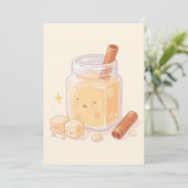 Horchata Einladung (Stehend Vorderseite)