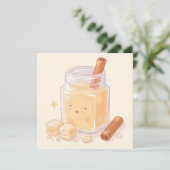 Horchata Einladung (Stehend Vorderseite)