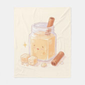 Horchata Fleecedecke (Vorderseite)