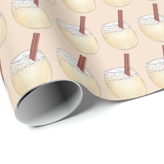 Horchata Orxata Mexican Spanish Getränk Drink Geschenkpapier (Rolleneckpunkt)