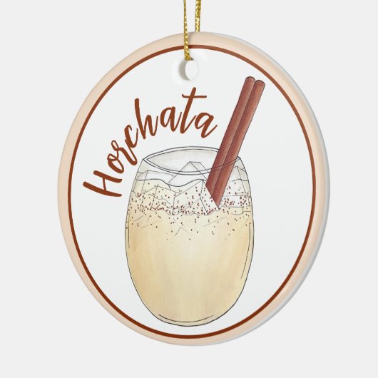 Horchata Orxata Mexican Spanish Getränk Drink Keramik Ornament (Links)