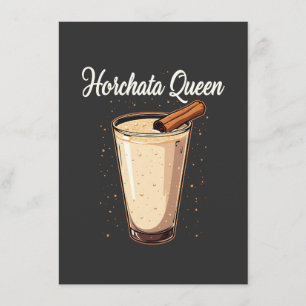 Horchata Queen Mexican Spanish Drink Begleitkarte