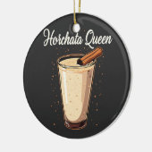 Horchata Queen Mexican Spanish Drink Keramik Ornament (Links)