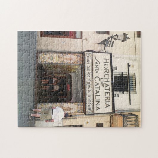 Horchatería de Santa Catalina, Valencia, Spanien Puzzle (Horizontal)