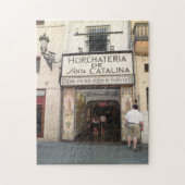 Horchatería de Santa Catalina, Valencia, Spanien Puzzle (Vertikal)