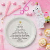 Horchen Sie den Verkünder, den Engel Pappteller (Party)